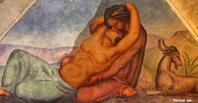 Mural at the Mestrovic Exhibit