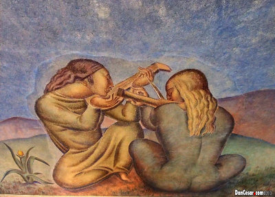 Mural at the Mestrovic Exhibit