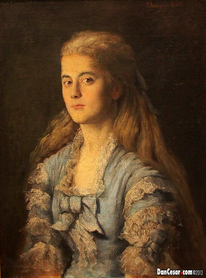 Portrait of Anka Uric oko 1880, Anton Aron, 1859-1920