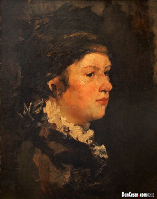 Study of a Head of a Woman, 1873-1874