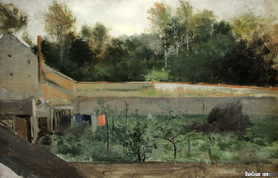 House in the Forest, 1886, Vlaho Bukovac, 1855-1922