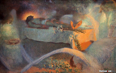 Christ Lying in State, 1906, Vlaho Bukovac, 1855-1922