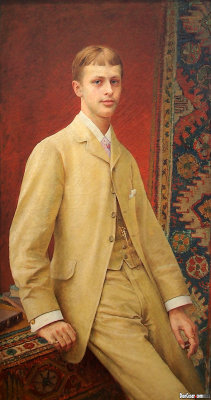Portrait of Hugo Vasilije Hoyes, 1895, Vlaho Bukovac