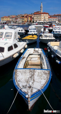 Boat in Rovinj Harbor