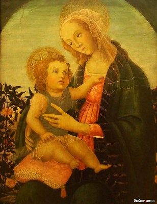 The Virgin in the Rose Garden, Sandro Botticelli, 1444/5-1510