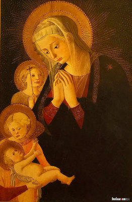Madonna and Child and St. John angel