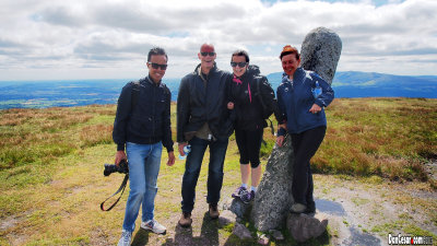 Atop Slievenamon Mountain