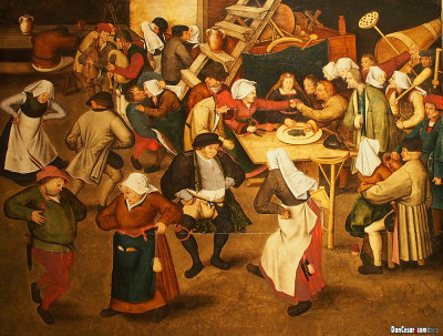 Peasant Wedding (1620) Pieter Brueghel