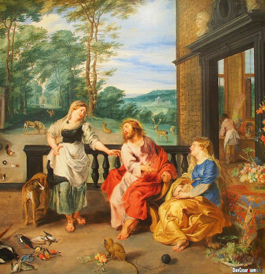 Christ in the House of Martha and Mary (1628)