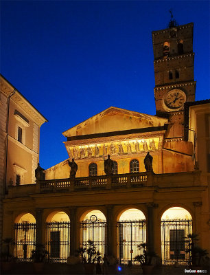 The Basilica of Our Lady in Trastevere 