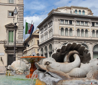 Fountain in the Piazza Colonna