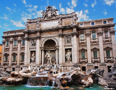 Fontana di Trevi.