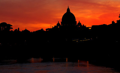 Sunset on Saint Peter's Basilica