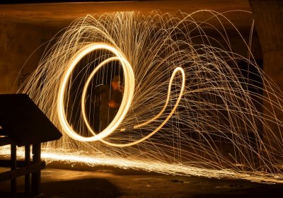 DSC05061. Light Painting at Cape Spear