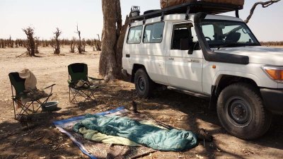 A lunchtime siesta in the bush