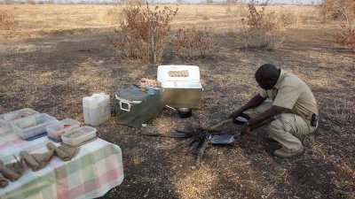 Breakfast in the bush!