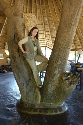 Every year I pose for Jim in the main sitenge (gathering room)
