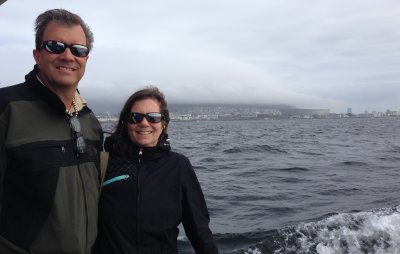 The trip back to Cape Town was much calmer