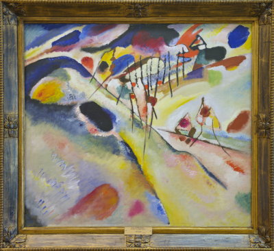 And Kandinski, a full room of it, even if the Russian Museum has more.