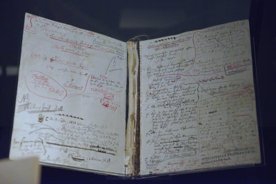 One of the many Kierkegaard's original notebooks.