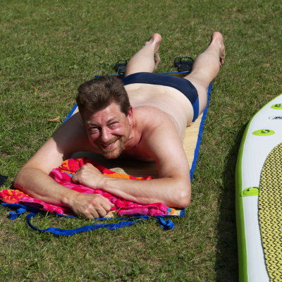 And after the effort the relaxing.