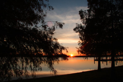 Sunset on the Red River