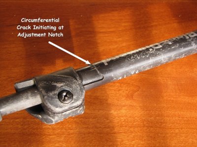 Fracture of 14-Month-Old Hiking Stick, Black Diamond Alpine Cork Carbon Fiber