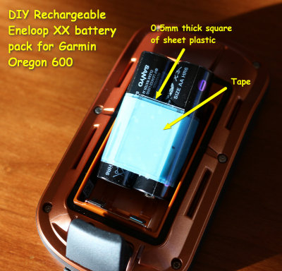 DIY Battery Pack for Oregon 600