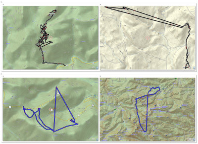 Oregon 600 (3rd unit) Track Scatter Due to Patch Antenna Lost Satellite Connect