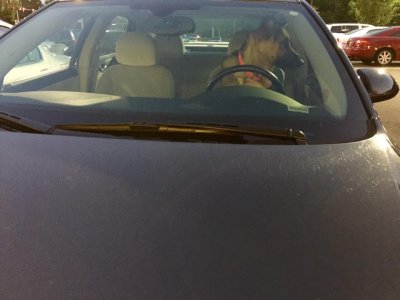 Proper technique: using the side view mirrors to back up