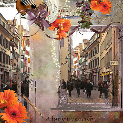 A lane in Zurich