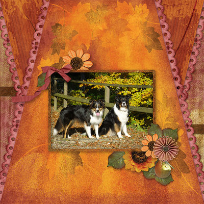 Uni and Ebbie in Fall