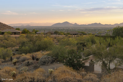 View Of The Desert And Phoenix From the Patio