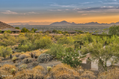 View Of The Desert And Phoenix From The Patio---Second Attempt