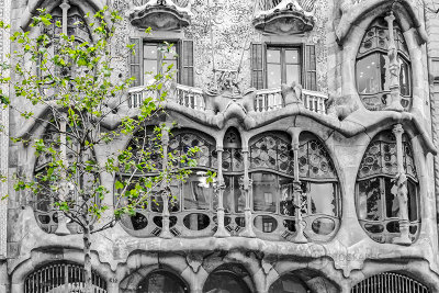 Casa Batllo facade, Barcelona