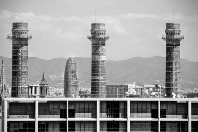 Towers, Barcelona Skyline