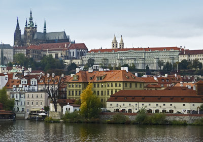 View To Prague Castle Across Vltava River-1060867.jpg