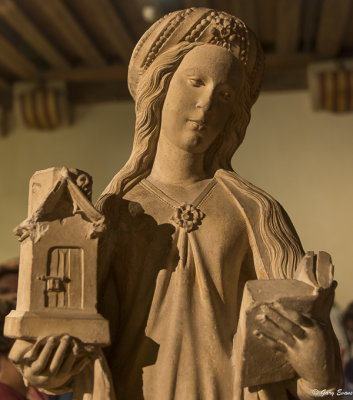 a view within the Musee National du Moyen Age