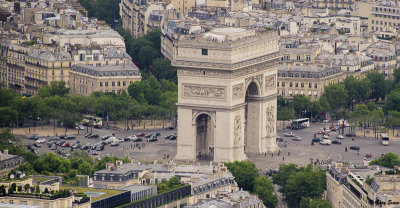 the Arc de Triomphe - and all of its 285 steps