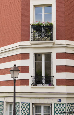 the lamppost on the corner