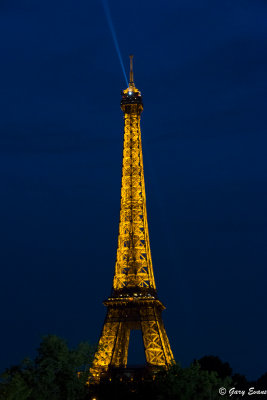 the Eiffel Tower at 2259 hours