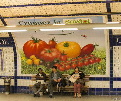 at the metro