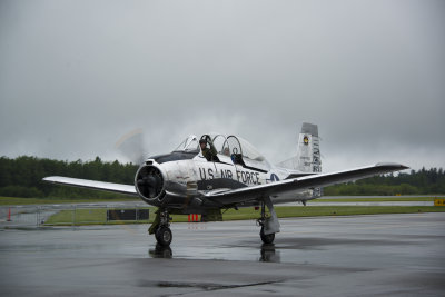 a warbird arrives as ceilings slowly lift