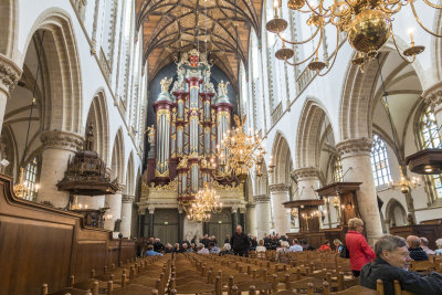 The interior of the Grote Kerk