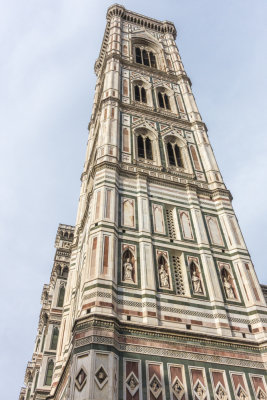 the bell tower of the Florence Cathedral