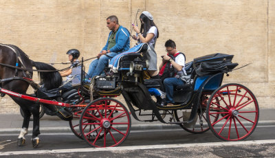 A romantic ride in The Eternal City