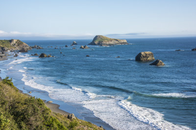 Along the Oregon coast