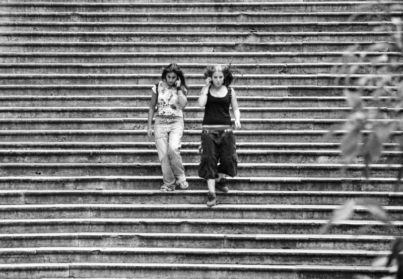 Escaleras en Roma