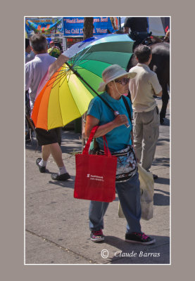 Walking rainbow