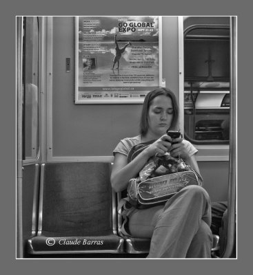 Busy lady